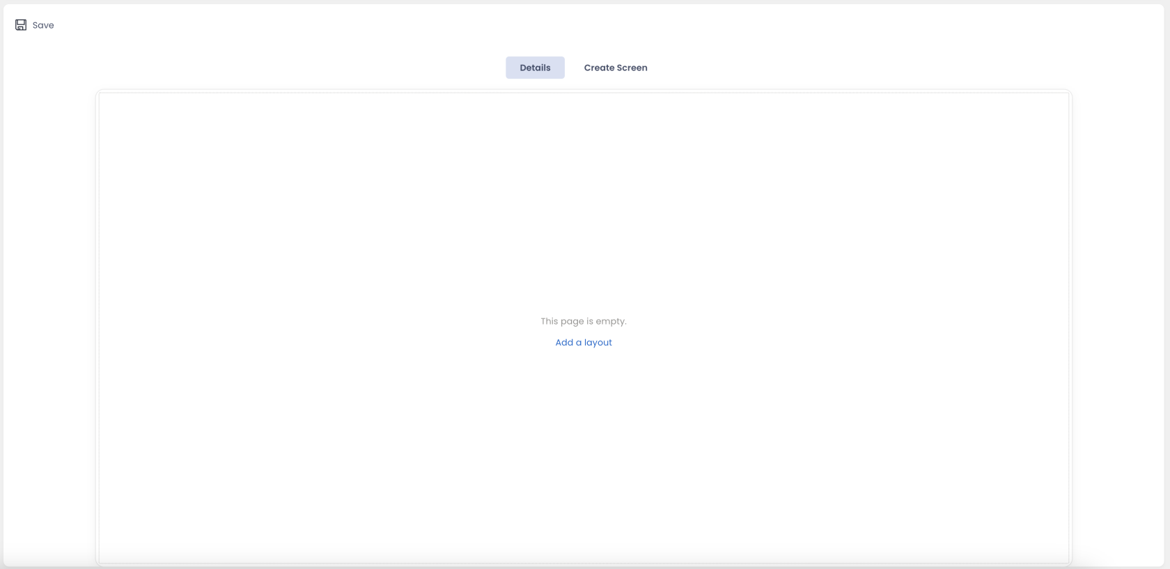 Blank page with no layout